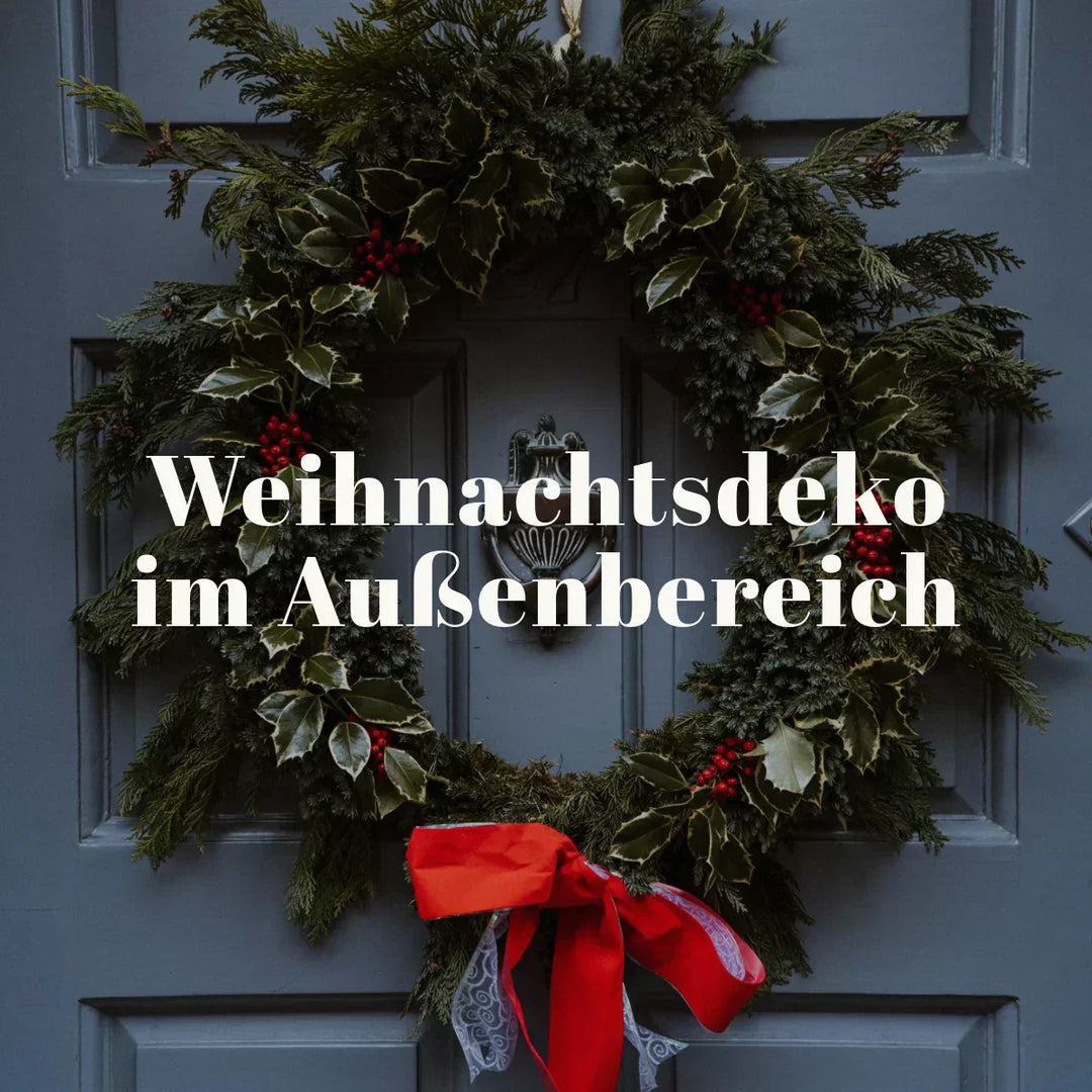 Weihnachtskranz Tür