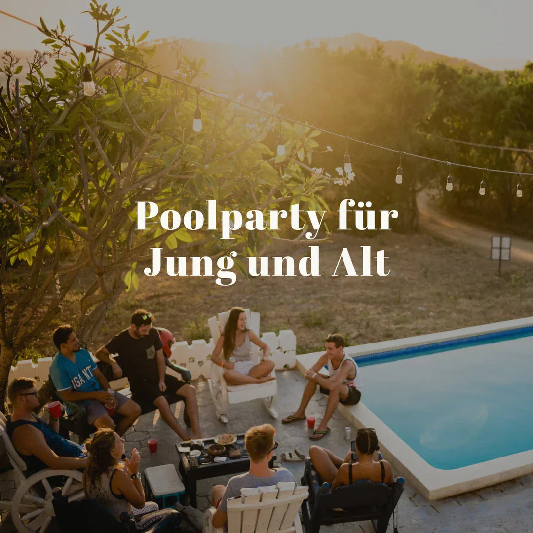 Poolparty für Jung und Alt
