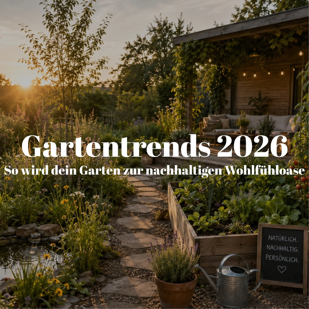 Gartentrends 2026: So wird dein Garten zur nachhaltigen Wohlfühloase