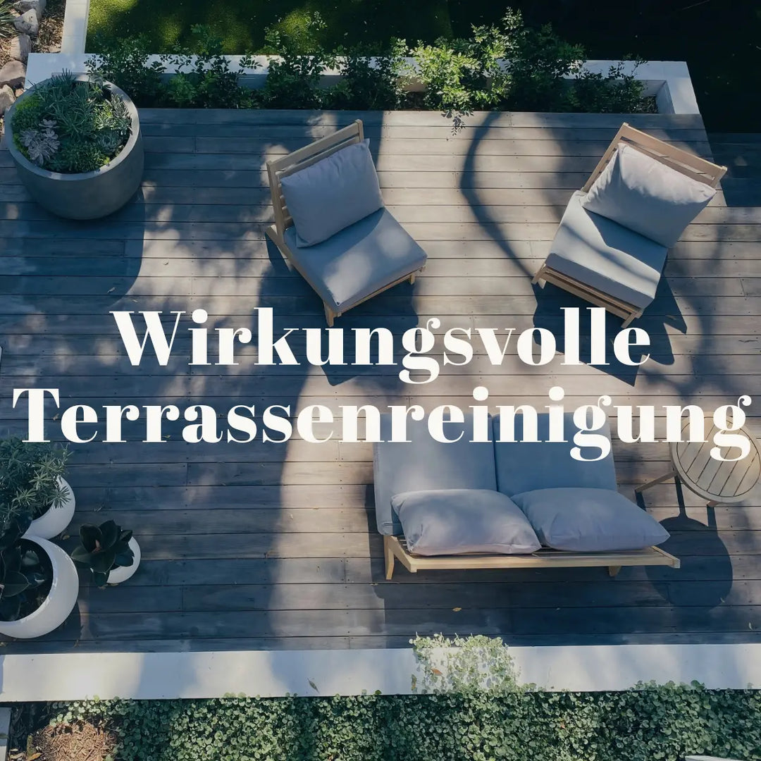 Wirkungsvolle Terrassenreinigung