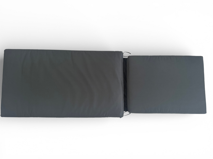 Polster für Liege anthrazit oben
