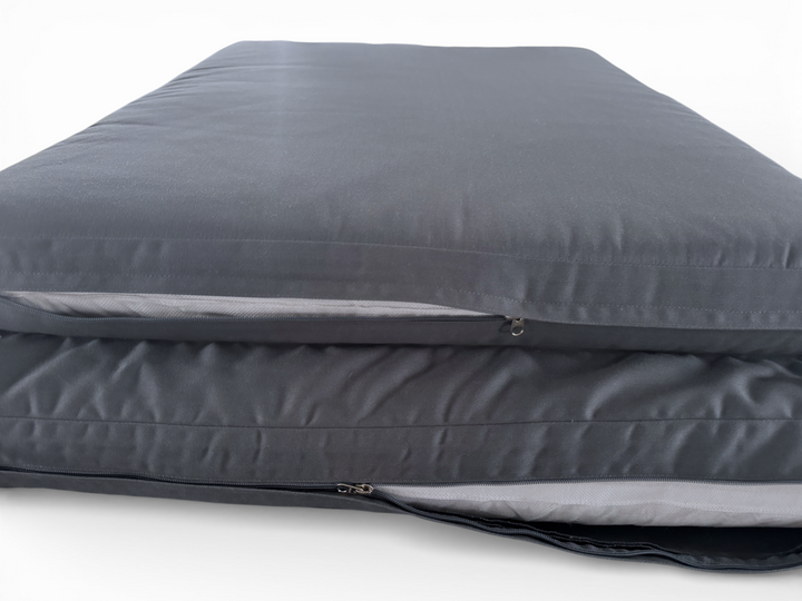 Polster für Liege anthrazit Reißverschluss