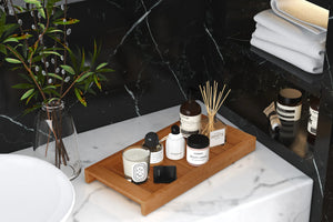 Spa Destiny, Badablage, Tablett, Badezimmer, Teakholz, Badmöbel Destiny, Holztablett