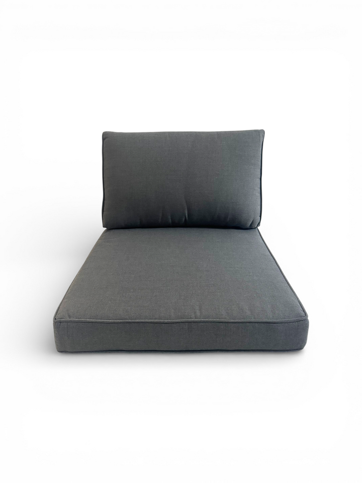 Polster Sitz- und Rücken grau 2