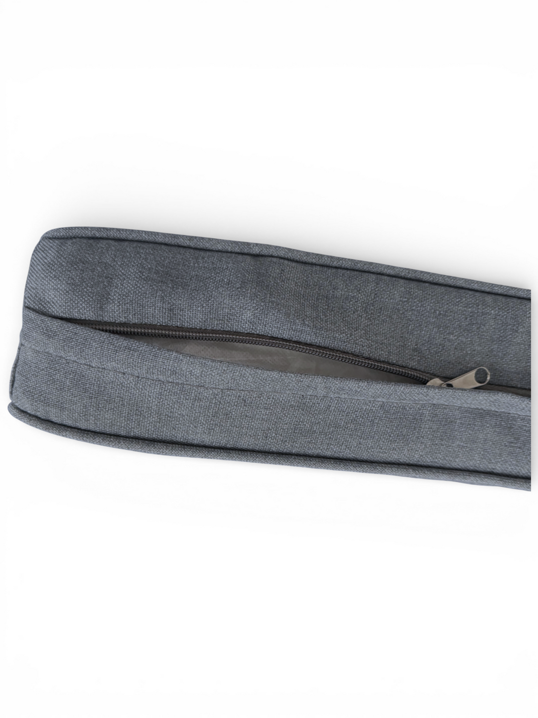 Sitz- und Rückenpolster grau Reißverschluss