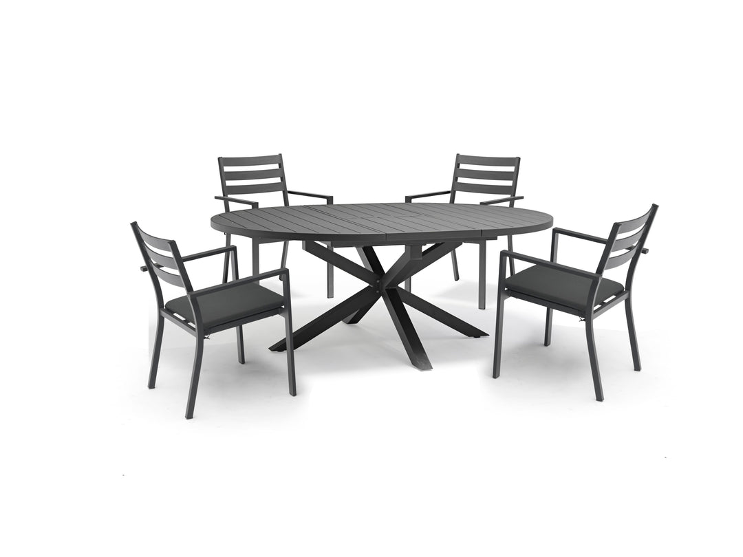 Sitzgruppe ARONA mit ausziehbarem Esstisch (4 Personen)