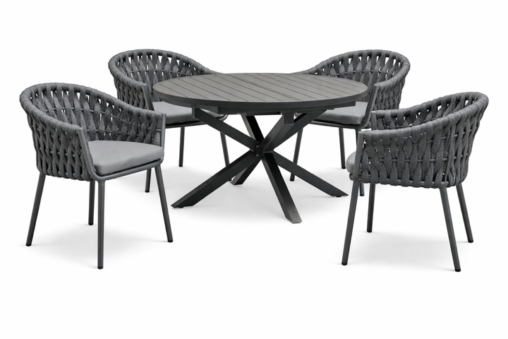 Sitzgruppe MOLINO mit ausziehbarem Esstisch ARONA (4 Personen)