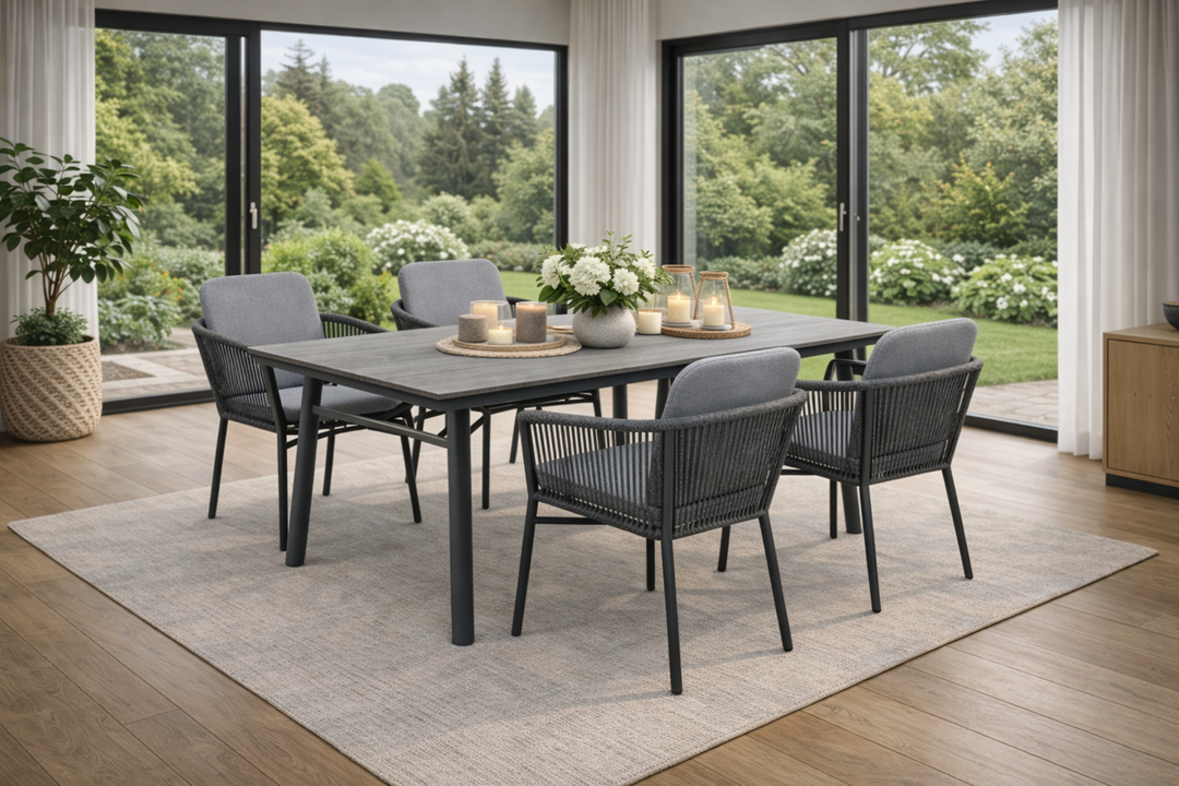 LIMONE SAN MARINO Essgruppe anthrazit Innenbereich