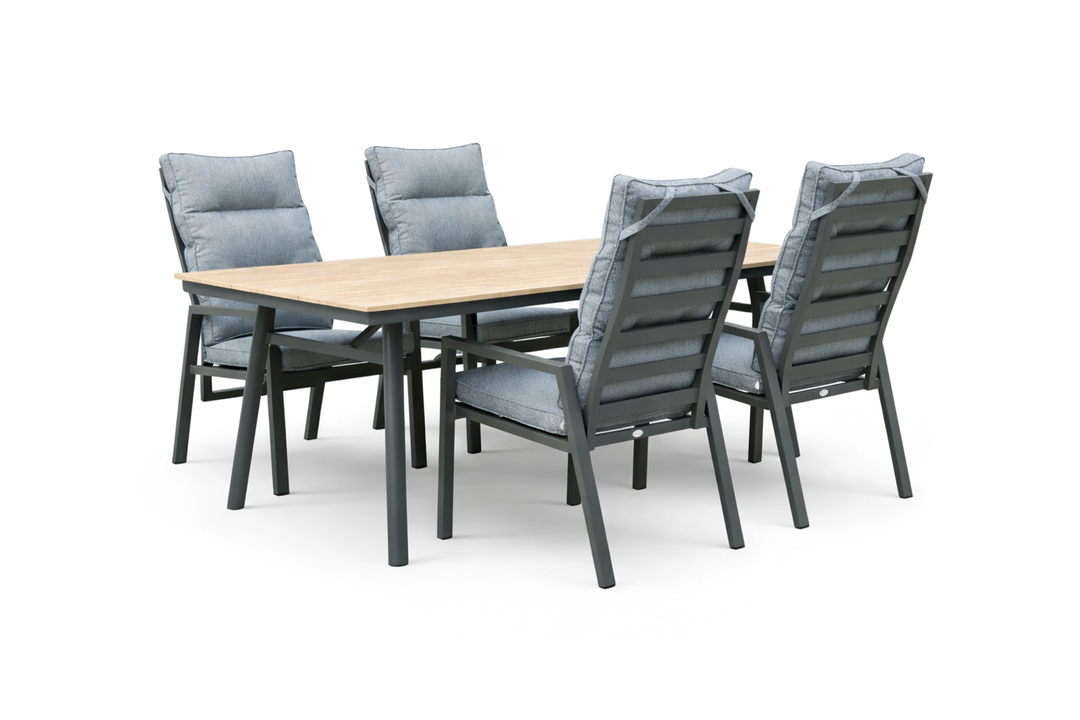 GARDA SAN MARINO Essgruppe Essgruppe holzfarben rechteckig Freisteller