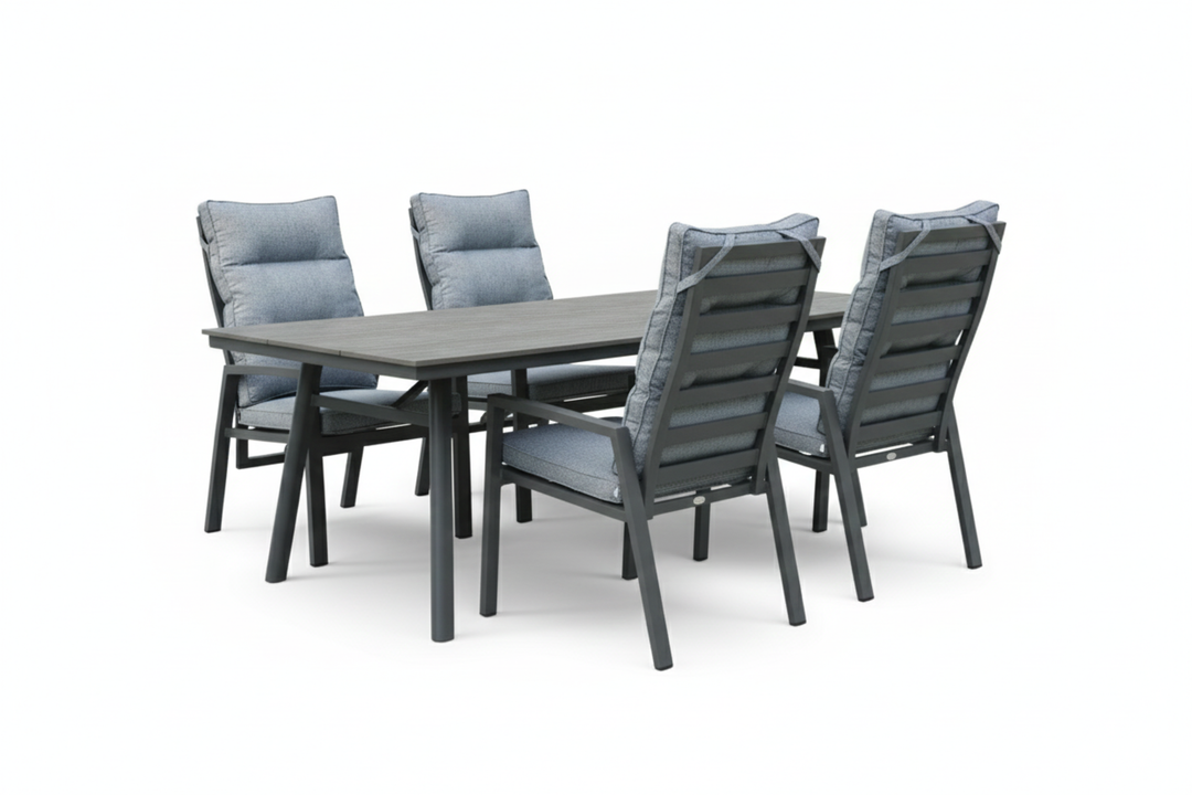 GARDA SAN MARINO Essgruppe Essgruppe anthrazit rechteckig Freisteller