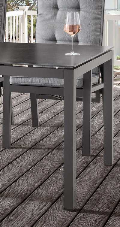 Sitzgruppe CAPRI mit rechteckigem Esstisch CREMONA (4 Personen)