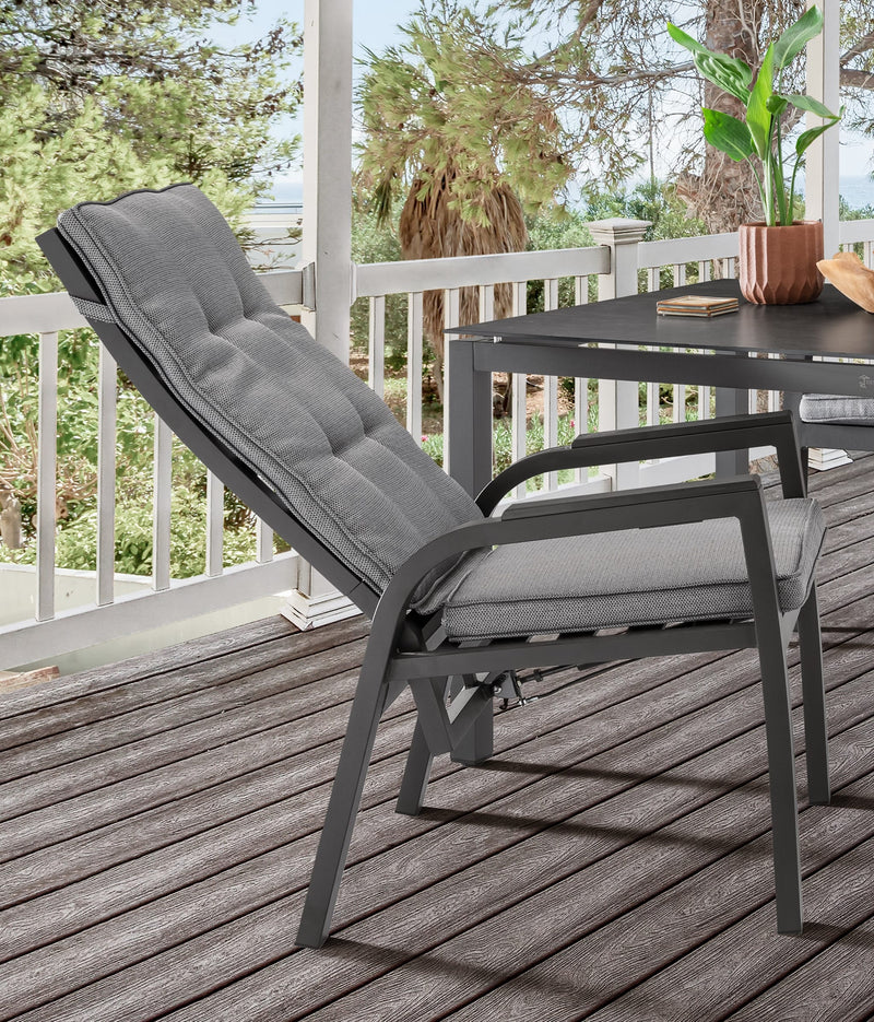 Sitzgruppe CAPRI mit rechteckigem Esstisch CREMONA (4 Personen)
