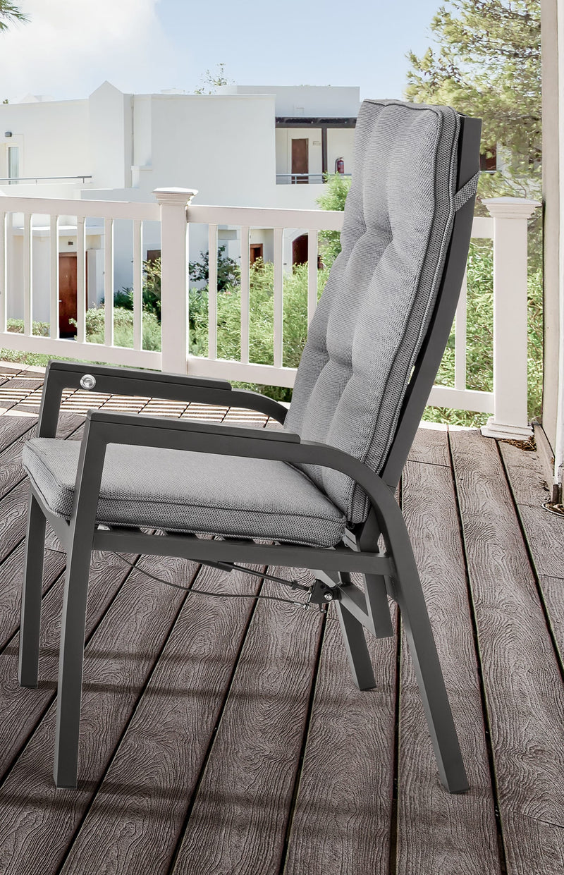 Sitzgruppe CAPRI mit rechteckigem Esstisch CREMONA (4 Personen)