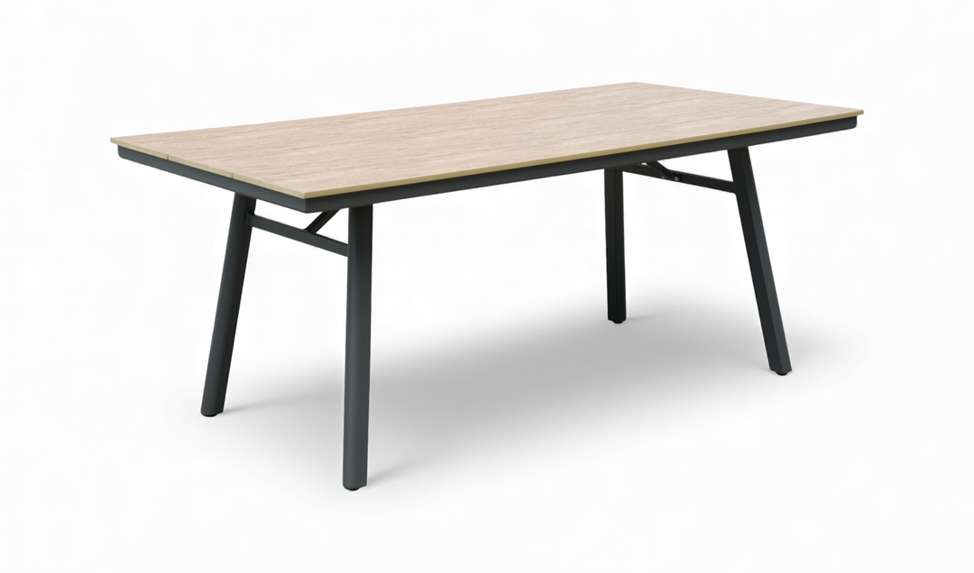 SAN MARINO Tisch rechteckig holzfarben Freisteller