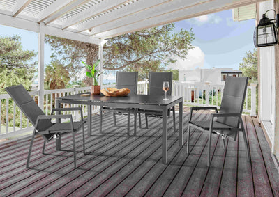 Sitzgruppe COSTA HL mit rechteckigem Esstisch CREMONA (4 Personen)