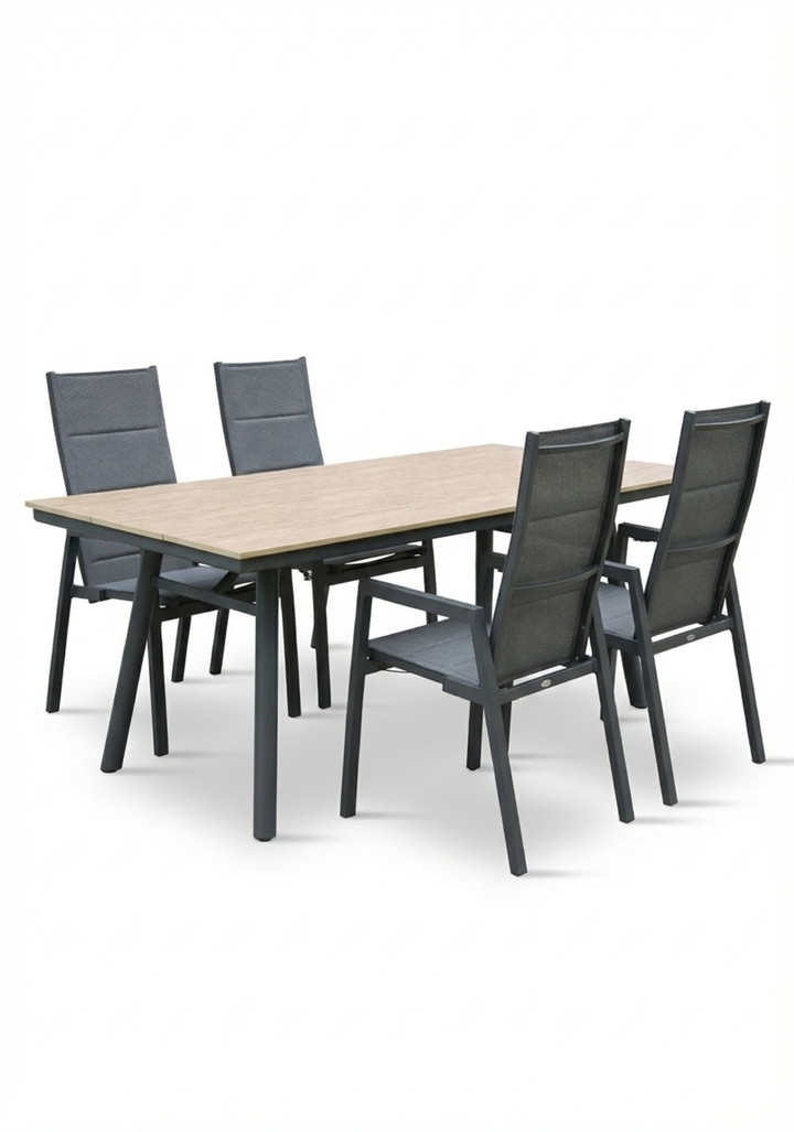 COSTA HL SAN MARINO Essgruppe rechteckig holzfarben Freisteller