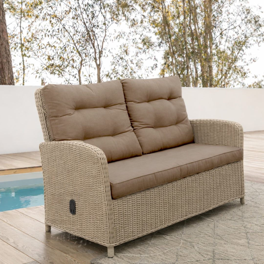 Merano II Sofa pearl shell