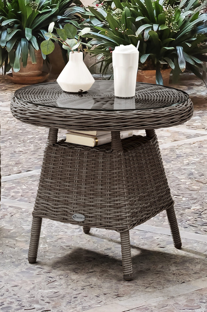 Malaga Kaffeetisch vintage grau