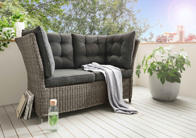 Loungesofa PALMA (2 Personen) vintage grau
