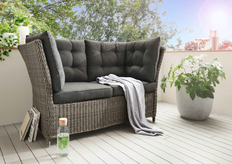 Loungesofa PALMA (2 Personen) vintage grau