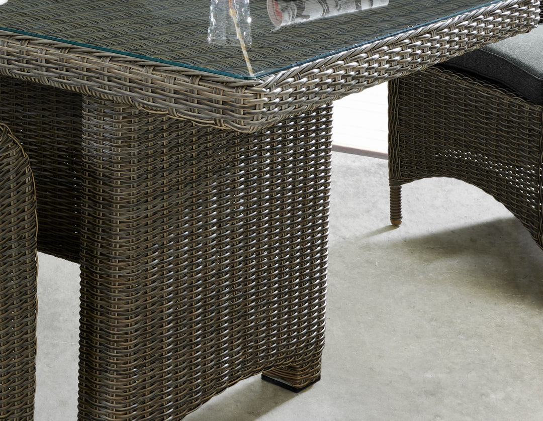 Sitzgruppe Palma Luna vintage grau Detail