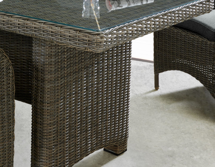 Sitzgruppe Palma Luna vintage grau Detail