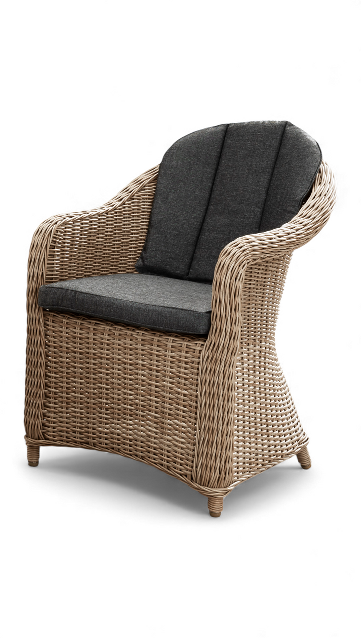 Malaga Sessel natur meliert Freisteller