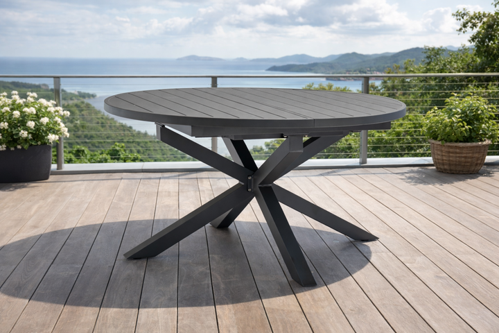 Tisch ARONA rund, ausziehbar Ø120/170x75cm // Ø145/199x75cm