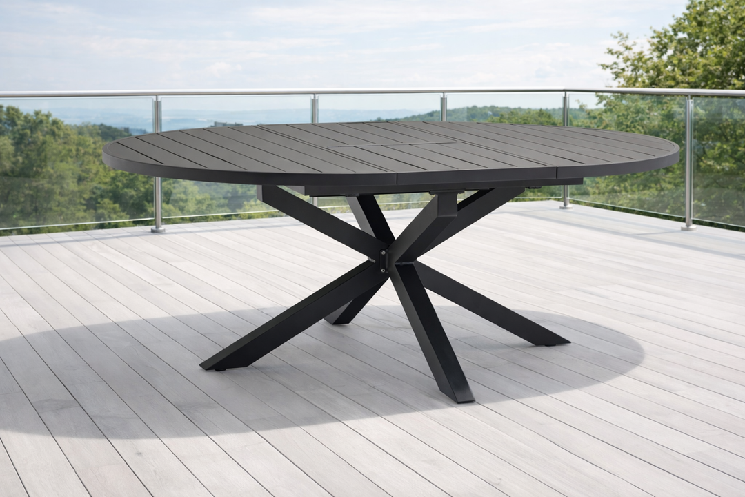 Tisch ARONA rund, ausziehbar Ø120/170x75cm // Ø145/199x75cm