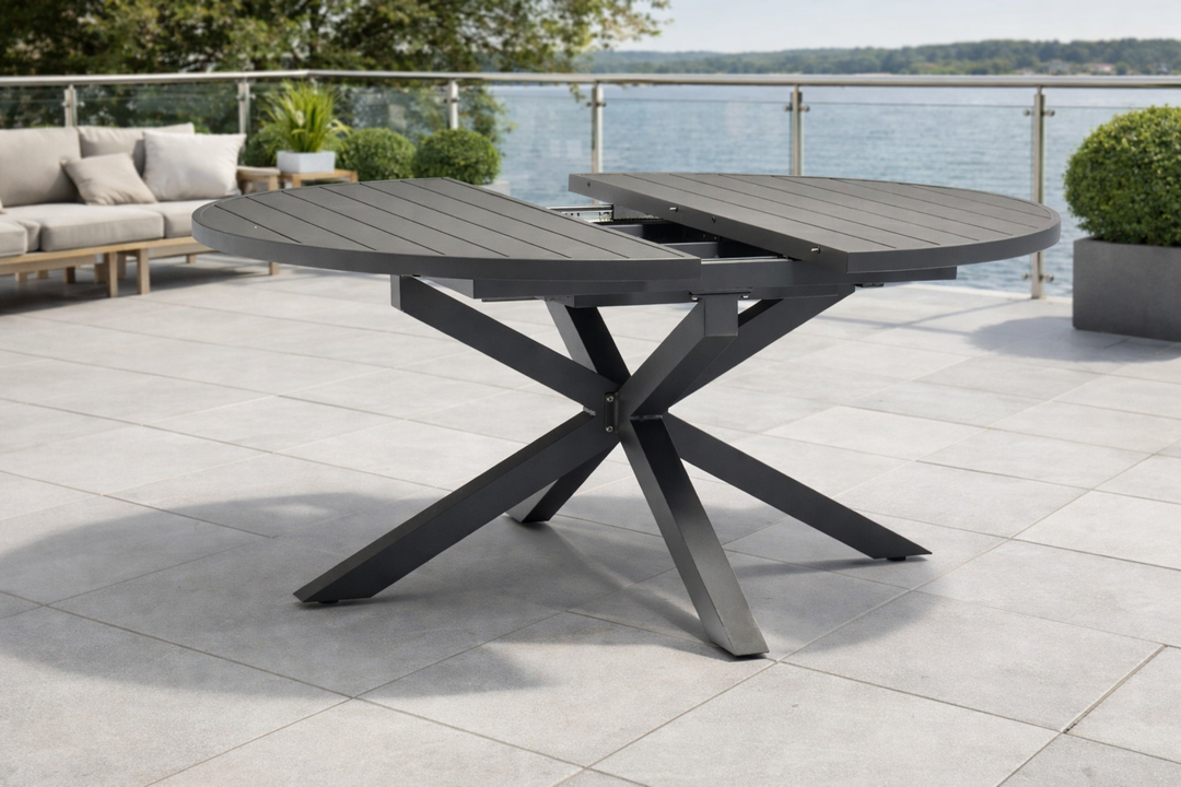 Tisch ARONA rund, ausziehbar Ø120/170x75cm // Ø145/199x75cm