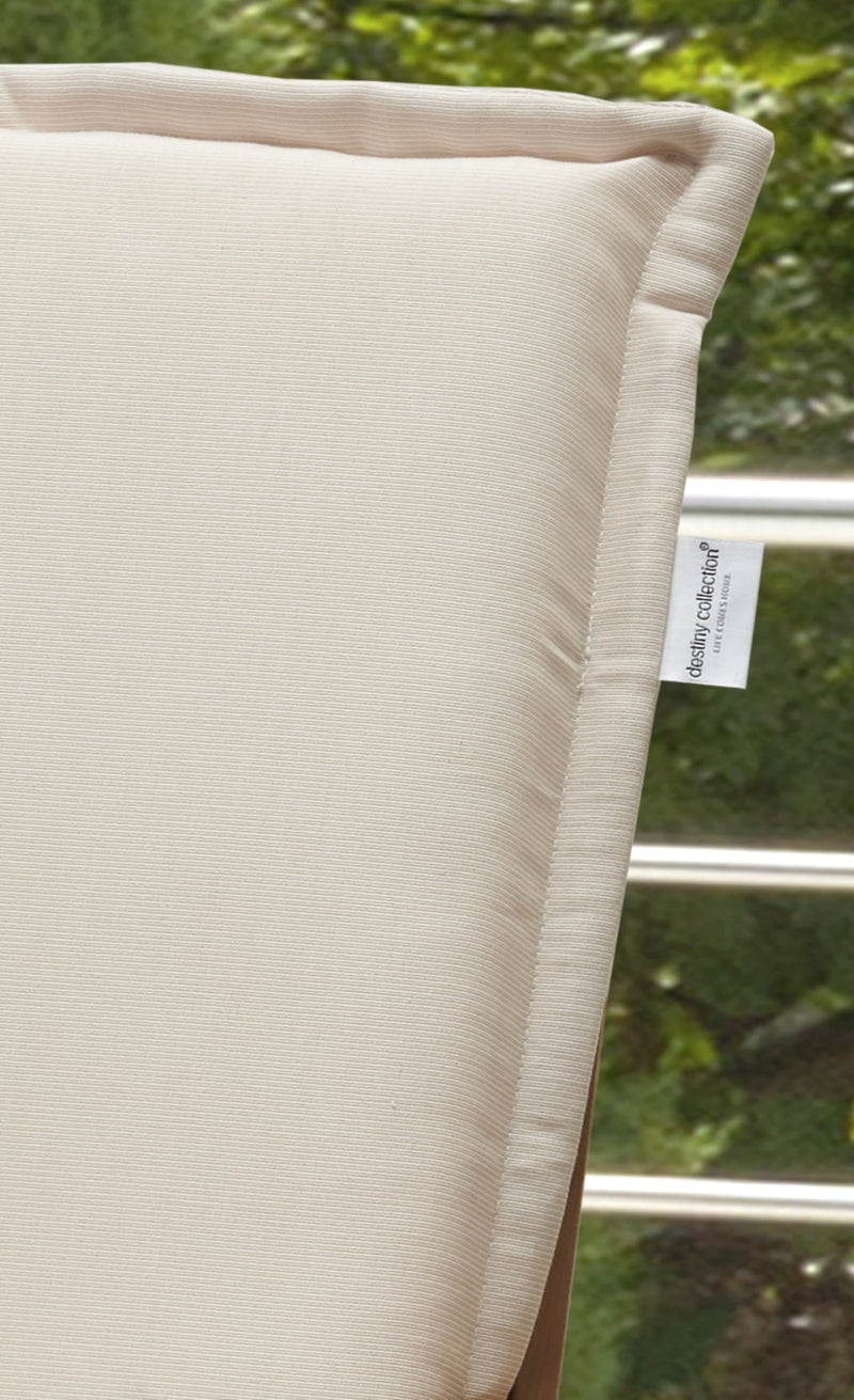 Polster für Klappstuhl natur Detail