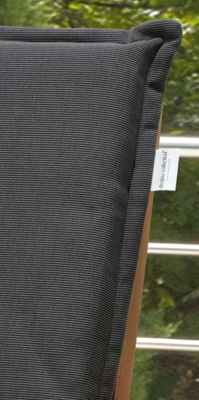 Polster für Klappstuhl anthrazit Detail
