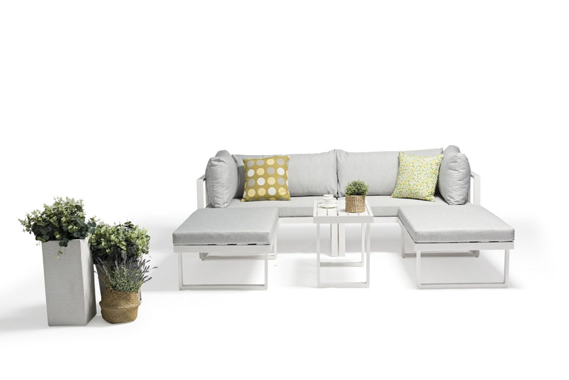 Loungeset Long Beach Hintergrund weiß
