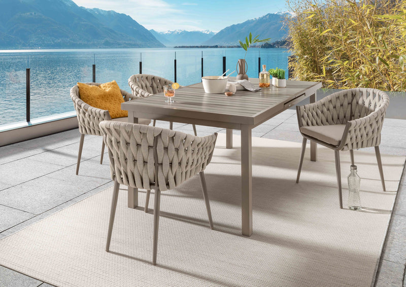 Sitzgruppe MOLINO mit ausziehbarem Esstisch IMOLA (4 Personen)