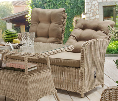 Loungegruppe MERANO mit Loungetisch