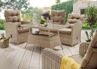 Unsere Loungegruppe MERANO mit Loungetisch outdoor