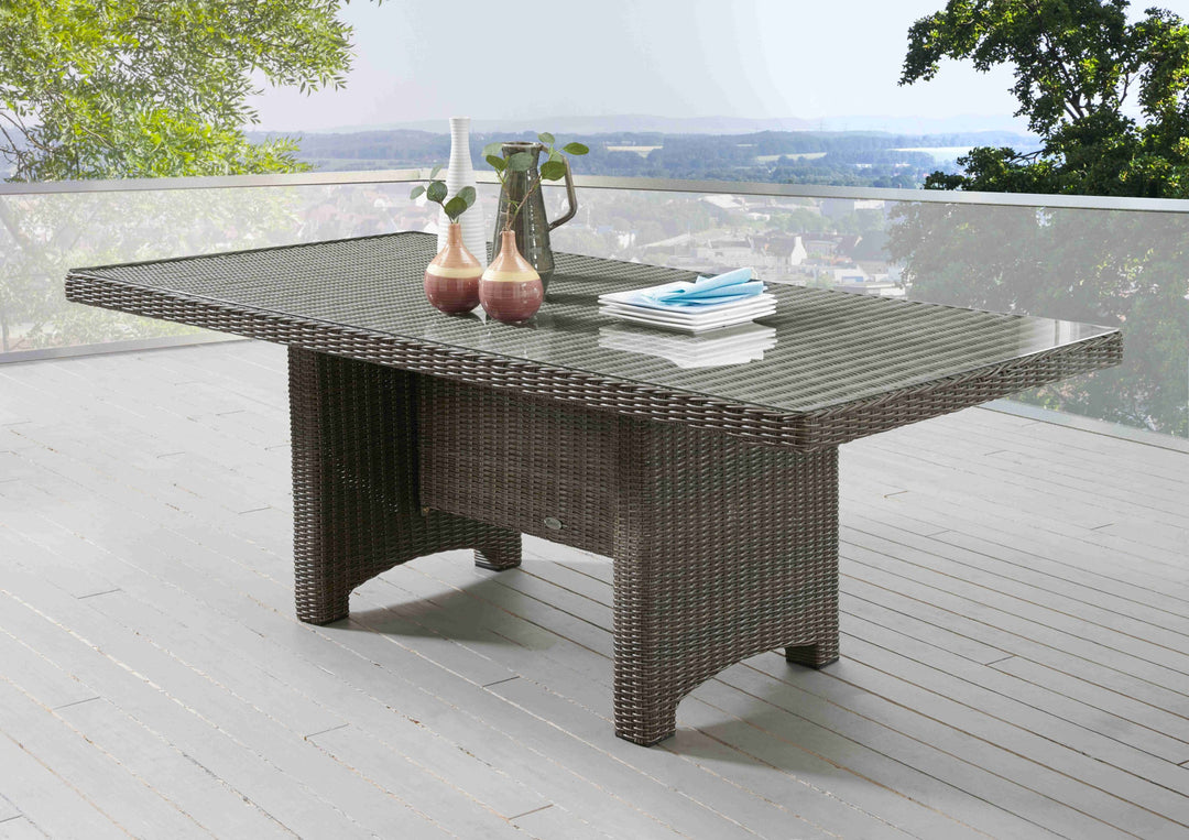 Tisch LUNA (rechteckig) vintage grau