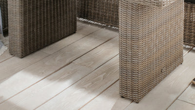 Tisch RIVIERA vintage grau Detail Fuß
