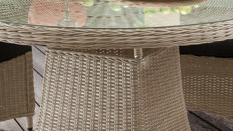 Sitzgruppe CASA mit Esstisch Ø120cm (4 Personen)