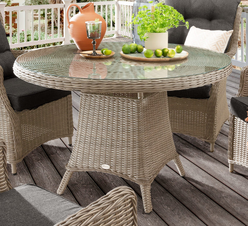 Sitzgruppe CASA mit Esstisch Ø120cm (4 Personen)