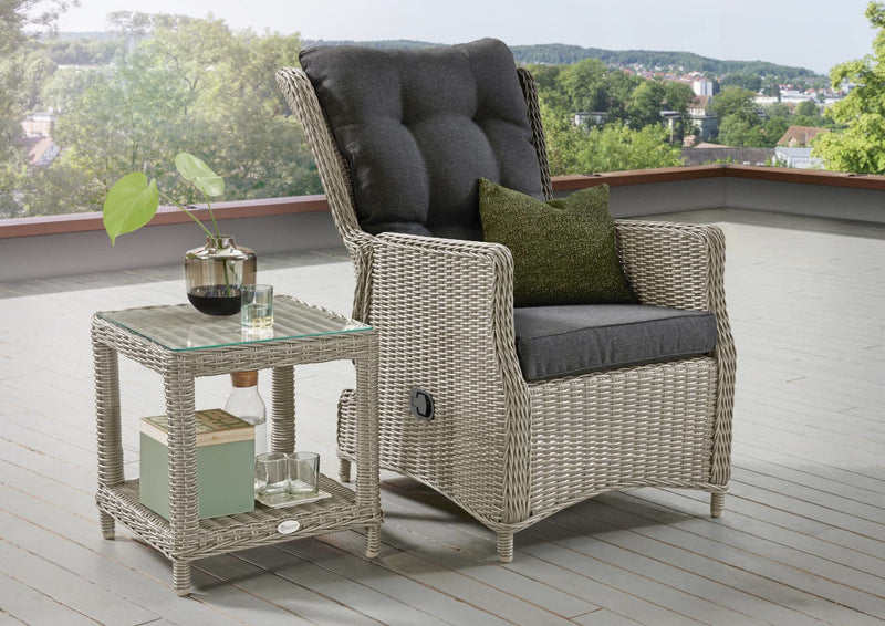 Balkonset CASA RELAX mit Beistelltisch MERANO - Variation