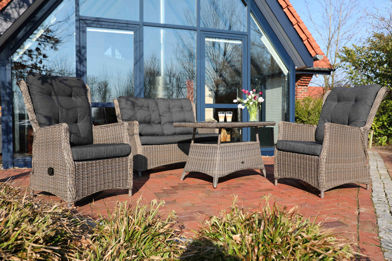 Die Loungegruppe CASA RELAX mit verstellbaren Sesseln