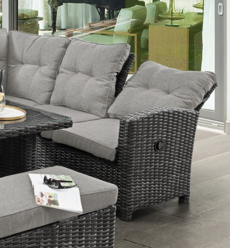 Die Loungegruppe SANTA PONSA DELUXE mit Esstisch 7