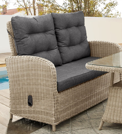 Unsere Loungegruppe MERANO mit Loungetisch 9