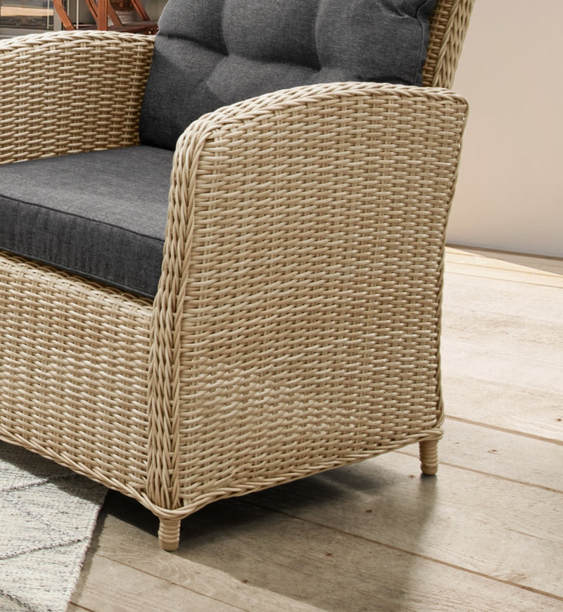 Unsere Loungegruppe MERANO mit Loungetisch Details