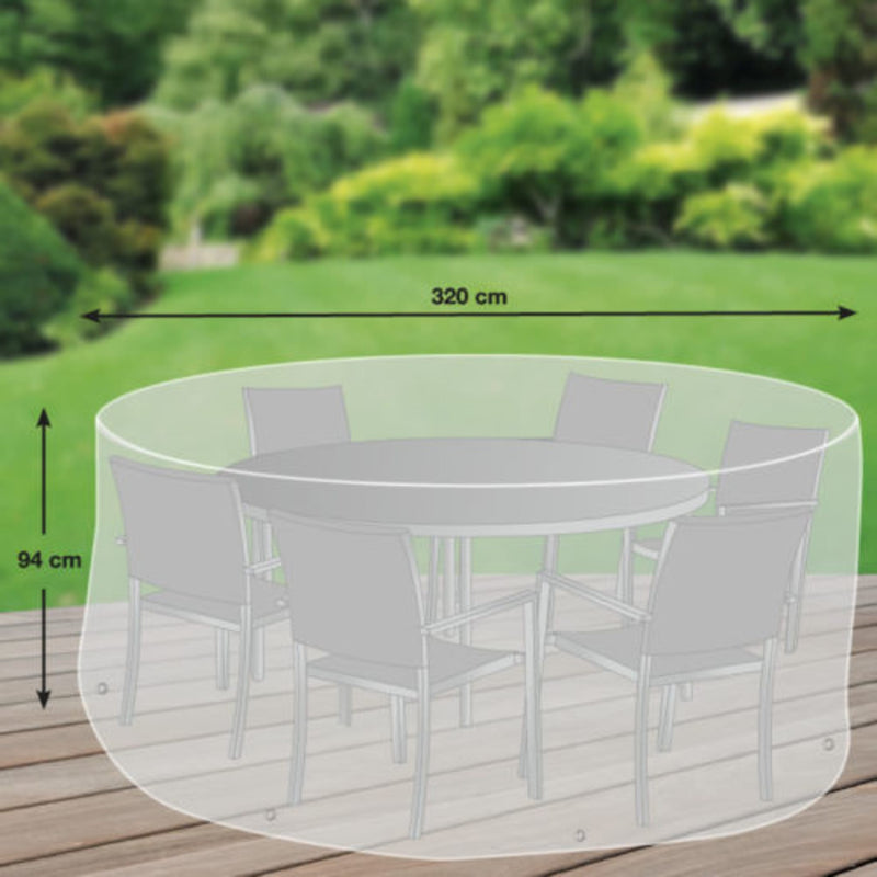 Schutzhülle für Sitzgruppe  Ø 320 cm Maß